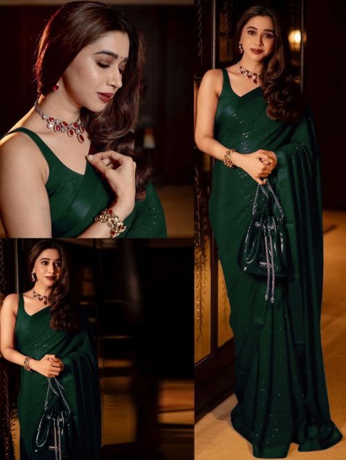 Radhika 236 New Super Trending Sequence Georgette Saree Collection